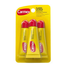 Carmex 3 Pack Classic Medicated Lip Balm