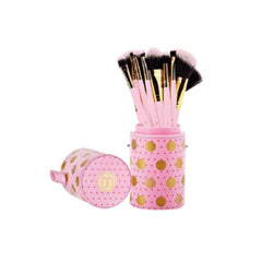 BH Cosmetics Pink Dot Collection Brush Set - 11 Pieces
