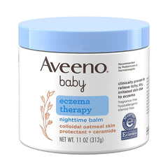 Aveeno Baby Eczema Therapy Night Balm with Oatmeal for Dry Skin 312G