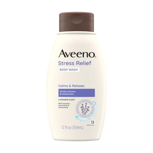Aveeno Stress Relief Body Wash with Lavender 354ML