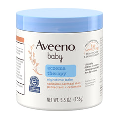Aveeno Baby Eczema Therapy Night Balm with Oatmeal for Dry Skin 156G