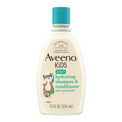 Aveeno Kids 2in1 Hydrating Shampoo and Conditioner with Oat Extract for Sensitive Skin 354ML