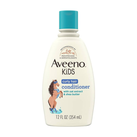 Aveeno Curly Hair Conditioner for Kids with Oat Extract Shea Butter 354ML