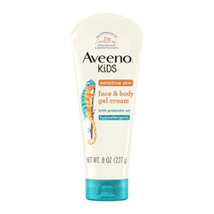 Aveeno 24Hour Hydrating Gel Cream For Kids Face and Body Sensitive Skin with Oat 227G