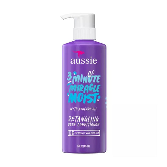 Aussie Moist 3Minutes Miracle Curls Detangling Deep Conditioner with Avocado Oil 475ML