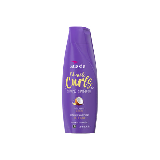 Aussie Miracle Curls Shampoo with Coconut and Jojoba Oil 360ML