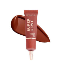 Revolution Makeup Superdewy Liquid Blush Warm Cocoa Tone