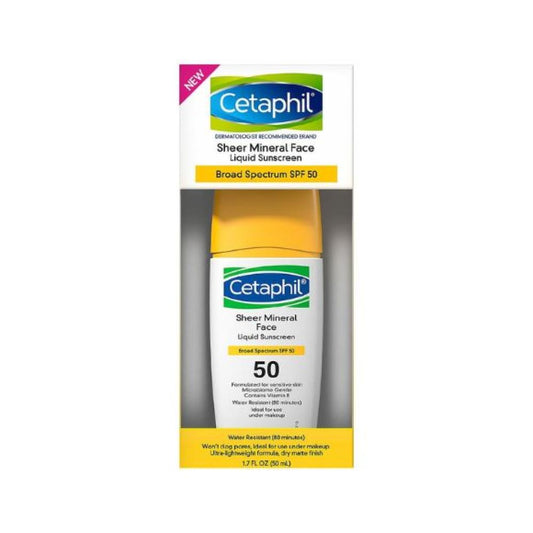 Cetaphil Sheer Mineral Sunscreen Face Drops SPF 50 - 50ML