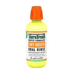 TheraBreath Dry Mouth Mint Mouthwash for Dry Mouth Relief Alcohol-free 473 ml