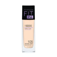 Maybelline Fit Me Luminous and Smooth Foundation 105 Natural Ivory 30ml