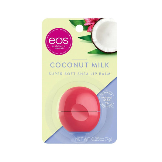 Eos Natural Lip Balm Coconut Milk All Day Moisture for Sensitive Skin 7G