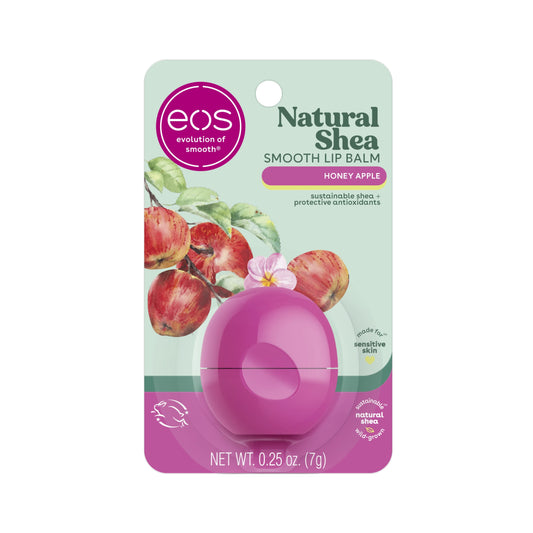 Eos Natural Shea Lip Balm Honey Apple All Day Moisture For Sensitive Skin 7G