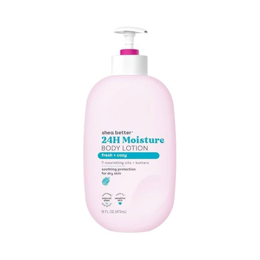 Eos fresh and cozy body lotion shea better 24Hour moisture
