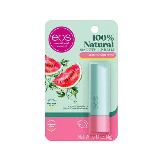 Eos Natural and Organic Lip Balm Watermelon Frose Dermatologist Recommended All Day Moisture
