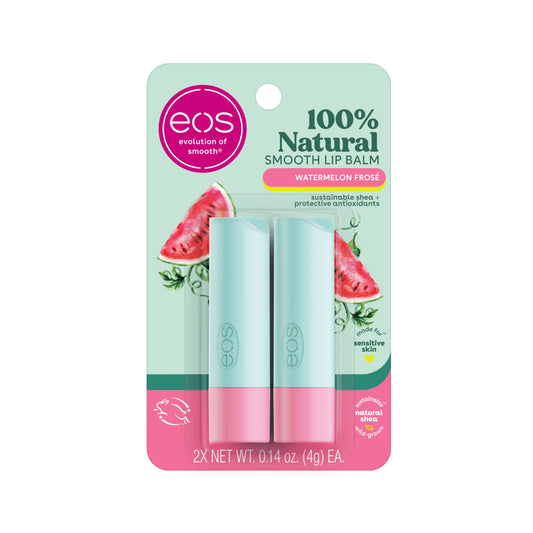 Eos Natural Lip Balm Watermelon Frose All Day Moisture