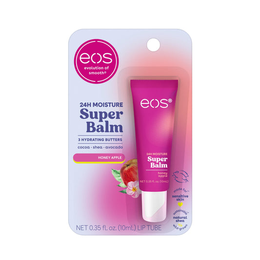 Eos 24H Moisture Super Balm Honey and Apple Lip Mask Treatment For Sensitive Skin