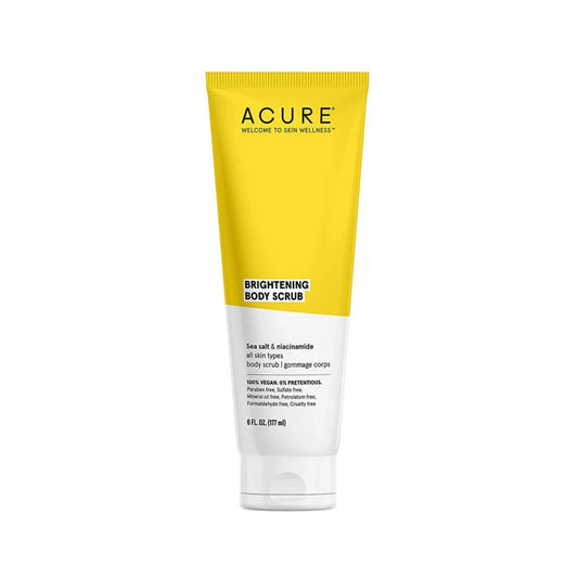 Acure Brightening Body Scrub with Sea Salt and Niacinamide 177ml