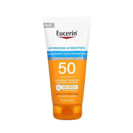 Eucerin Advanced Hydration Sunscreen SPF 50 Fragrance-Free 150ML