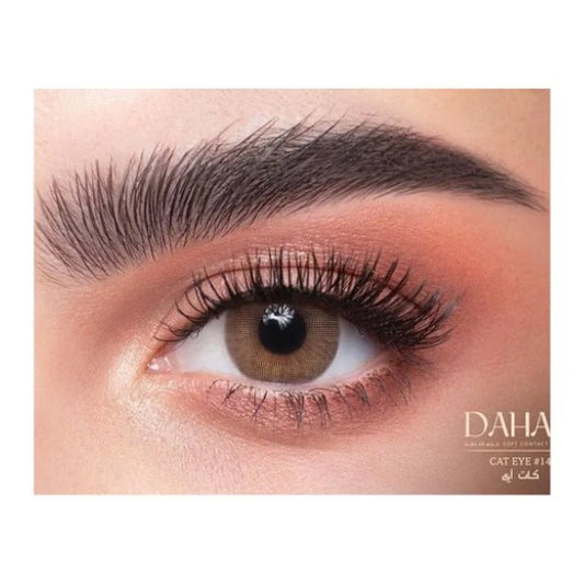 Dahab Daily Color Contact Lenses- Cat Eye 14