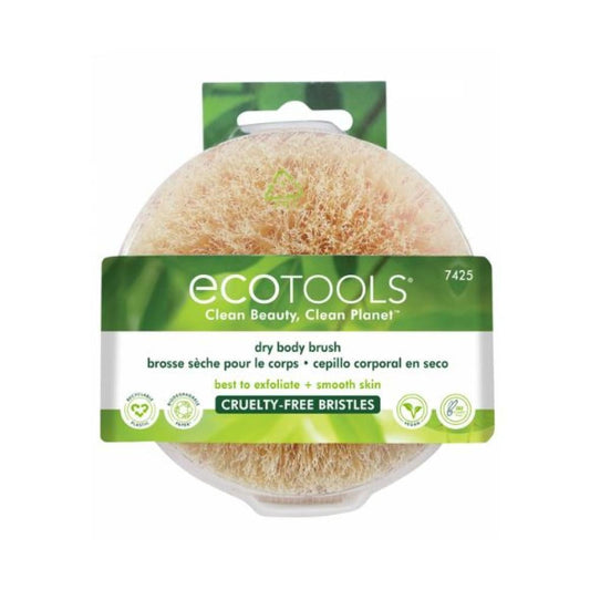 إيكوتولز فرشاة الجسم الجافة باللون الوردي