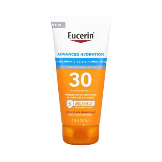 Eucerin sunscreen lotion SPF 30, fragrance-free, 150 ml