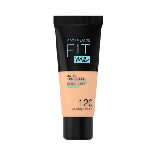Maybelline Fit Me Foundation Matte and Poreless 120 Classic Ivory