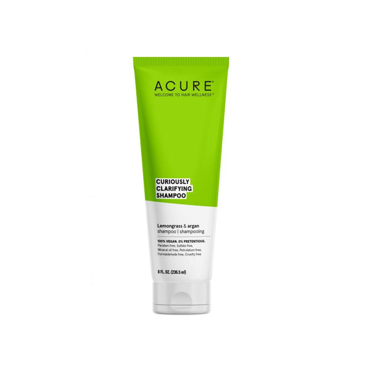 Acure Lemongrass & Argan Curiously Clarifying Shampoo 236ml
