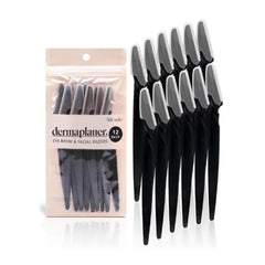 Ketch Pro Blades Face Razors for Women and Men, Eyebrow 12 Pack