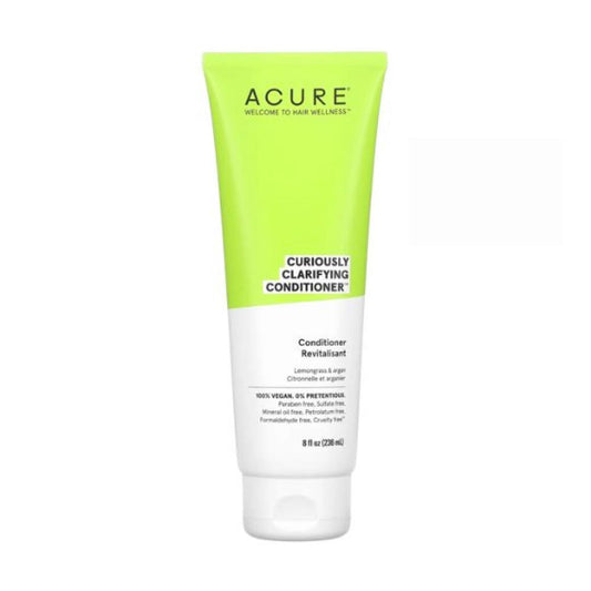 Acure Curiously Clarifying Conditioner with Lemongrass and Argan 236ML