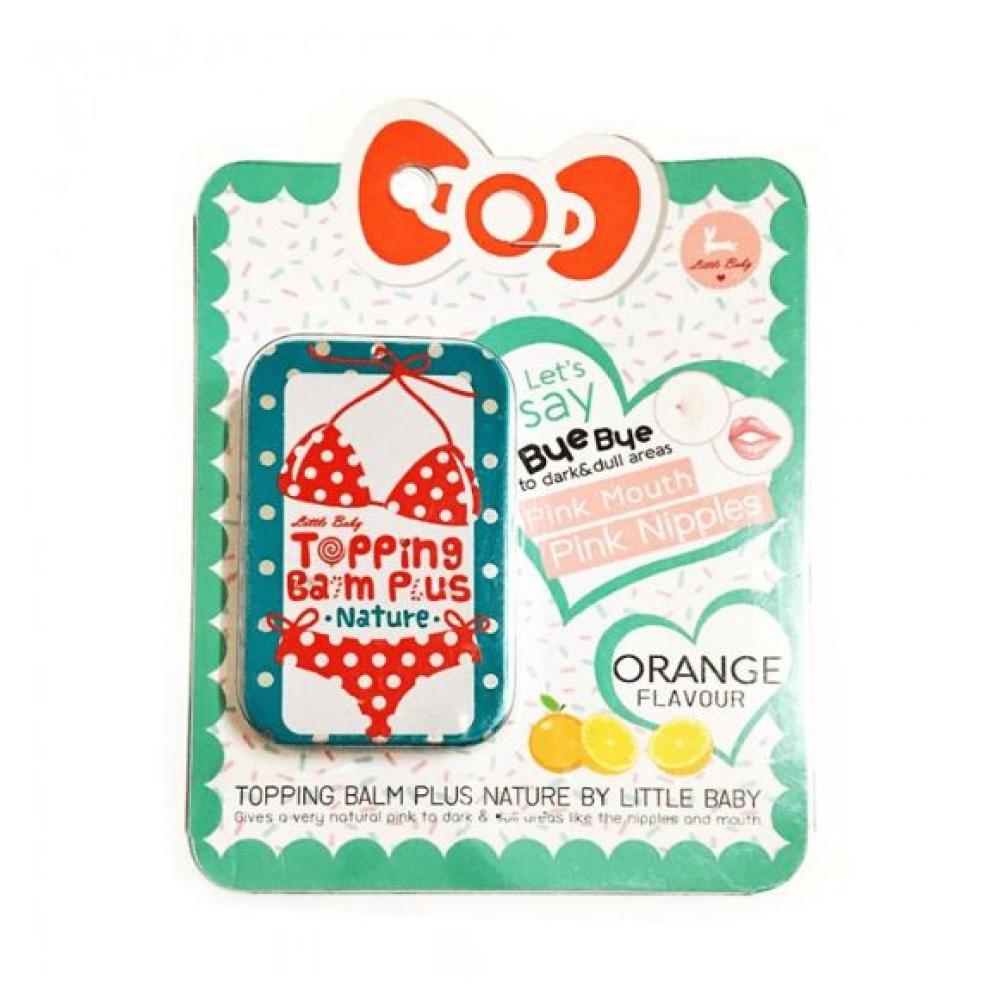 Little Baby Moisturizing Topping Balm Plus for Toning Sensitive Areas Orange Flavor