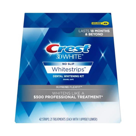 Crest 3D Whitestrips White Non-Slip Teeth Whitening Strips 28 Strips