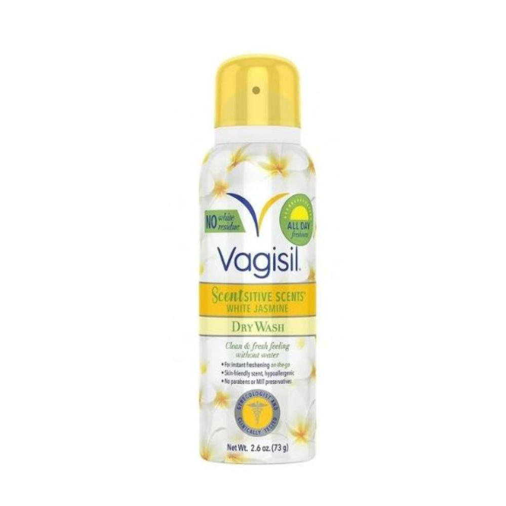 Vagisil Scented Dry Wash with White Jasmine for Sensitive Areas 73G