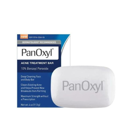 Panoxyl 10% Benzoyl Peroxide Acne Face Cleansing Bar -113G