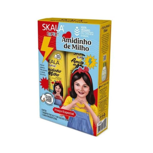 Skala Amido de Milho Shampoo and Conditioner Set for Kids 325ML