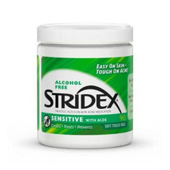Stridex Daily Care Alcohol Free Acne Pads Aloe For Sensitive Skin 90 pieces
