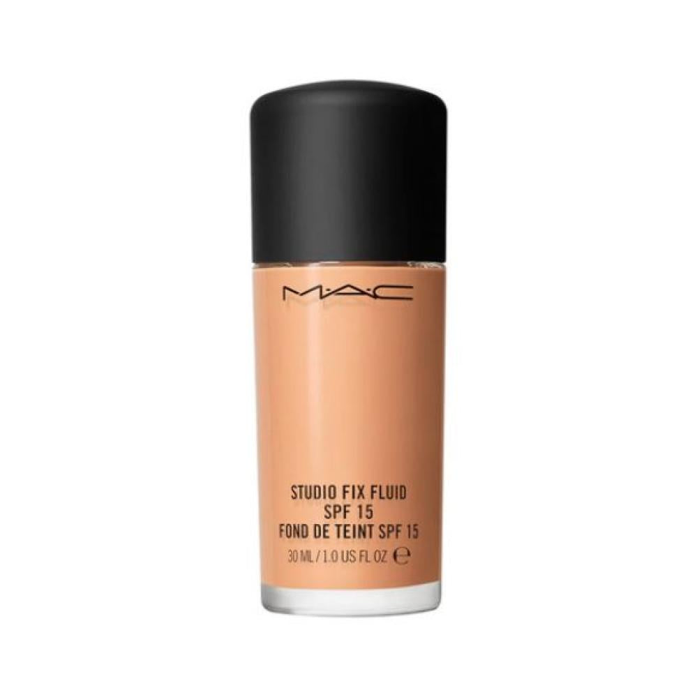 MAC Studio Fix Fluid SPF15 Foundation NC30 Light Medium Beige With Golden Undertones.