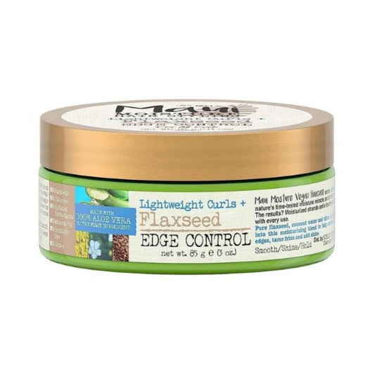 Maui Moisture lightweight curls + Flaxseed edge control Frizz cream 85G