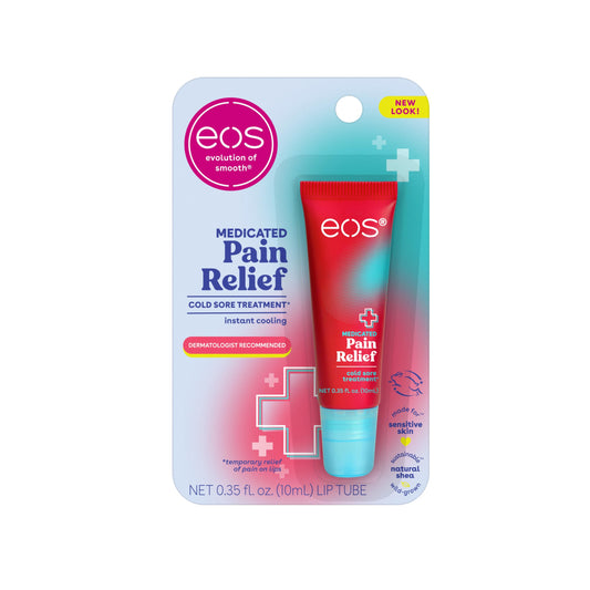 Eos Medicated Lip Balm The Fixer Instant Cooling and Pain Relief with Natural Ingredients