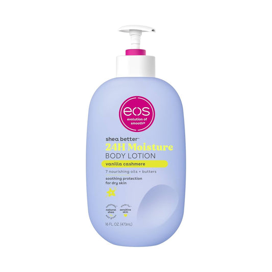 Eos Shea Better Body Lotion Vanilla Cashmere 24Hour Moisture