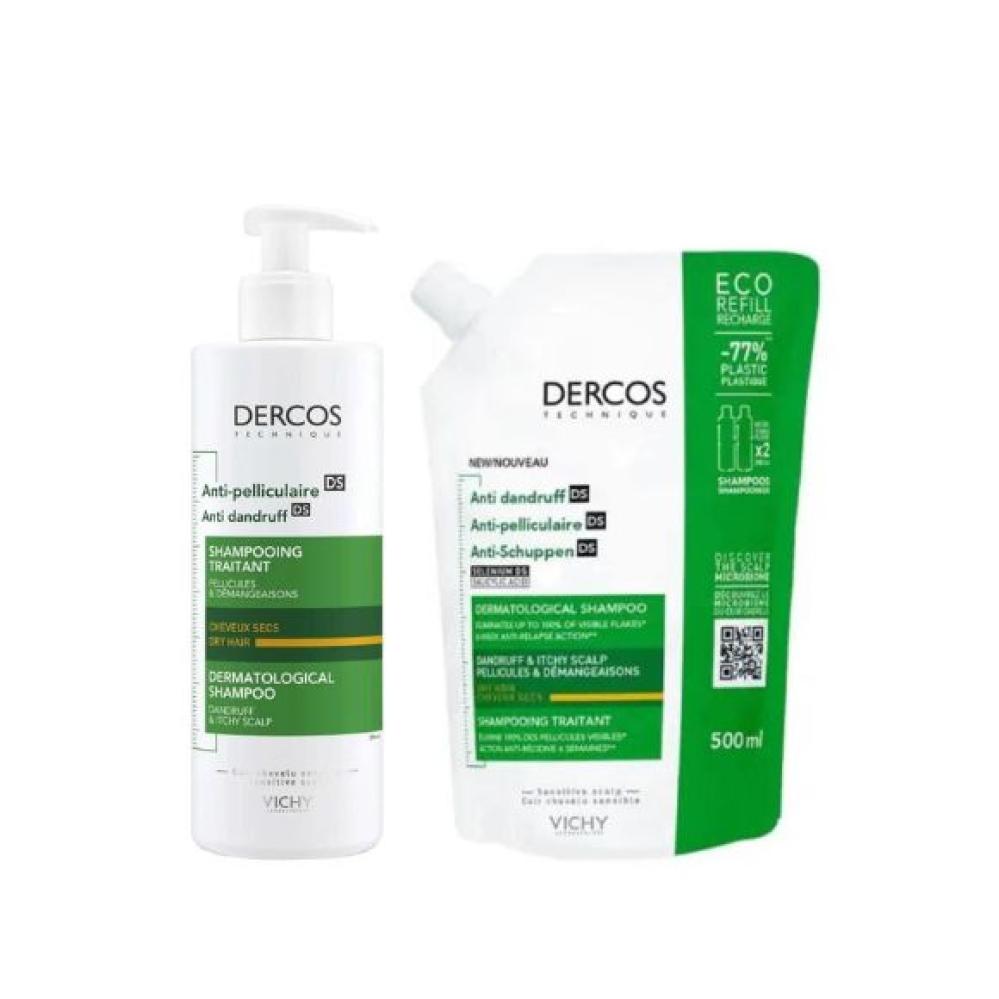 Vichy Dercos Anti Dandruff Shampoo for Dry Hai