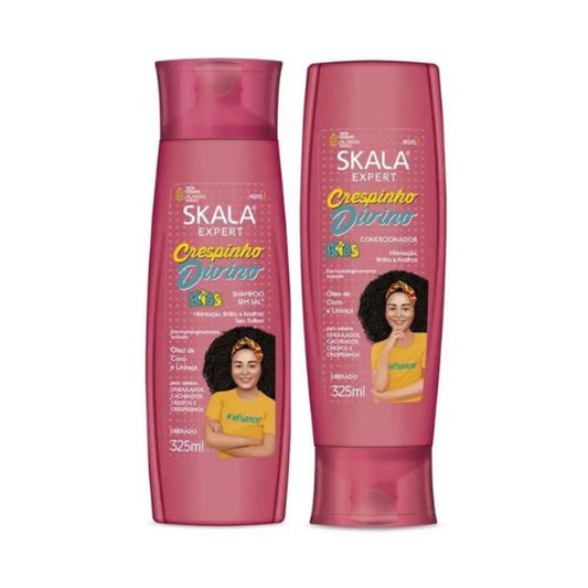 Skala Divino Crespinho Shampoo & Conditioner Set for Kids 325ML