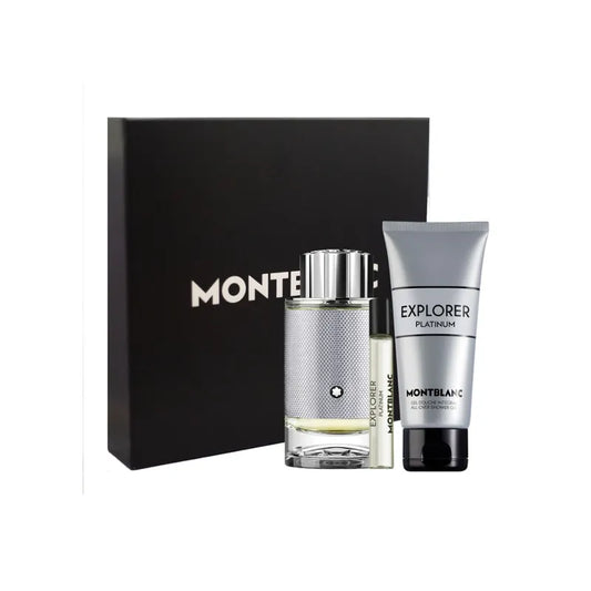 Mont Blanc Explorer Platinum EDP For Men 100ML Set