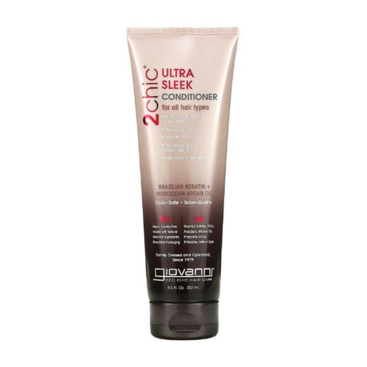 Giovanni 2chic Ultra Sleek Keratin Conditioner Keratin and Moroccan Argan Oil 250ML