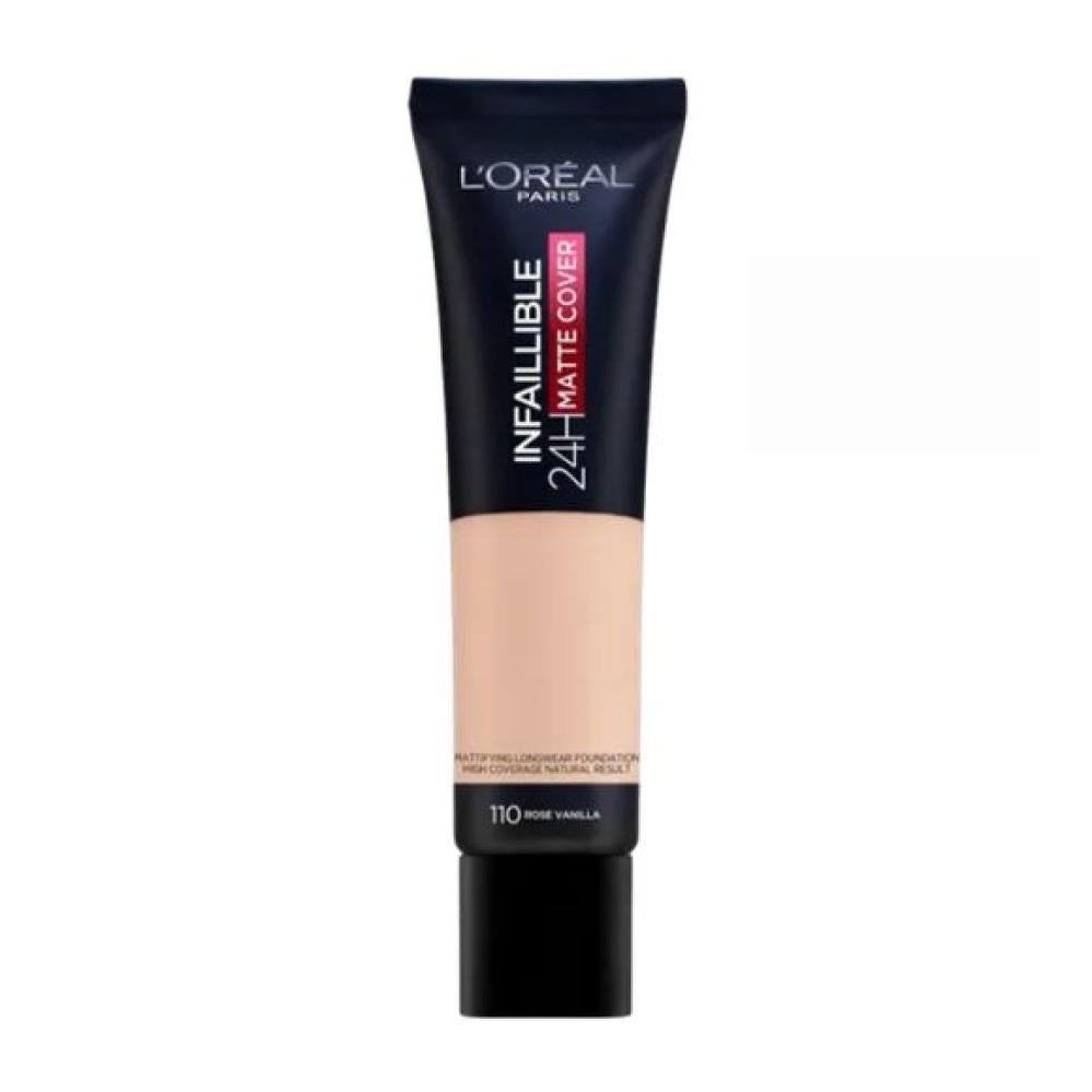 L'Oreal Infallible Foundation Matte Cover VANILLA 24 Hour No110 - 30ml
