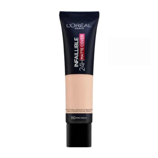 L'Oreal Infallible Foundation Matte Cover VANILLA 24 Hour No110 - 30ml