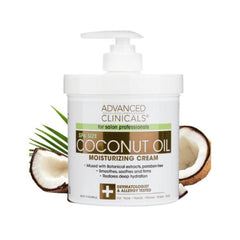 Advanced Clinicals Coconut Oil Moisturizing Cream 454G