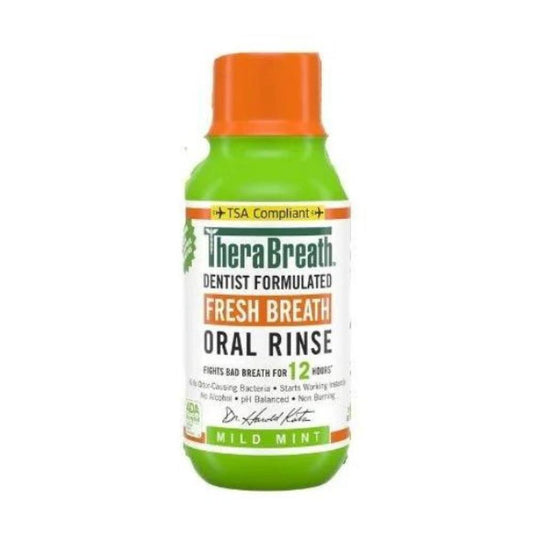 TheraBreath Refreshing Mouthwash with Mild Mint Flavor 88ML