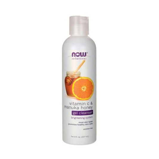 NOW Foods Vitamin C & Manuka Honey Gel Cleanser 237ML
