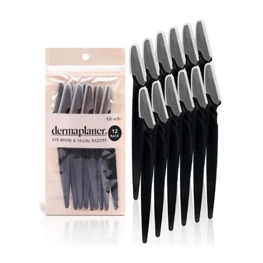 Ketch Pro Blades Face Razors for Women and Men, Eyebrow 12 Pack