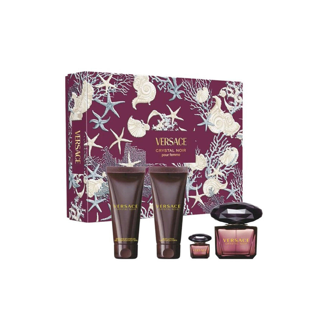 Versace Crystal Noir EDP For Women 90ML Set
